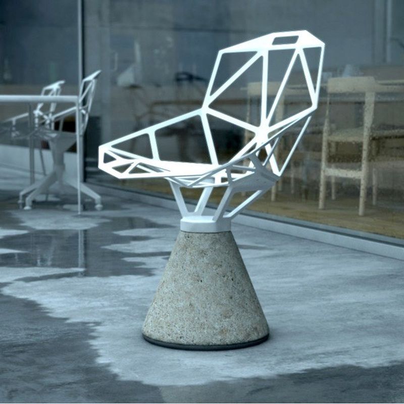 chaise Chair One beton de Magis chez issima à Marseille